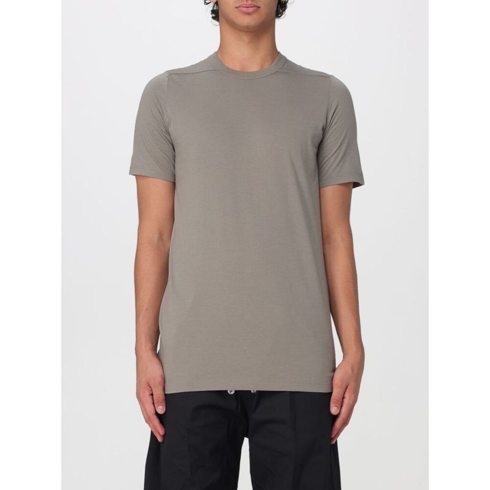 Rick Owens Men Contemporary Design Crew Neck T-Shirt Rick Owens In Pure Cotton